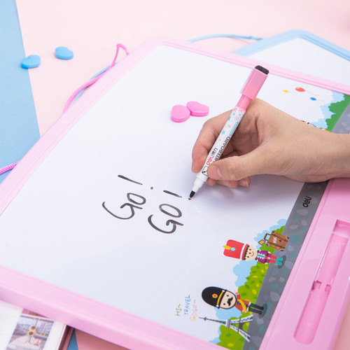 [EZO.7002508] Deli Whiteboard Papan Tulis Bahan magnetic Random Color E780X