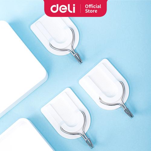 [EZO.7001116] Deli Hanger Hook Up Gantungan Tempel Dinding Untuk 1Kg 3/6pcs 1935X