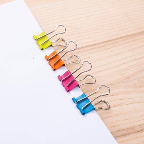 [EZO.7001151] Deli Colorful Binder Clip Klip Binder Warna-Warni 25mm/19mm/15mm E85XX