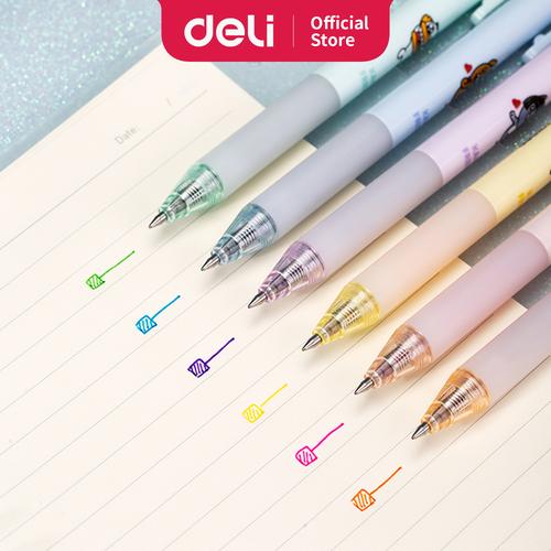 [EZO.7002591] Deli Pen Netral KAKAO FRIENDS isi 6PCS/Kotak A105