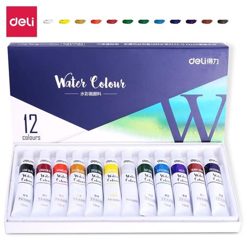 [EZO.7002558] Deli Watercolor Cat Air Tidak Mudah Luntur Alat Lukis73850/73851/73852