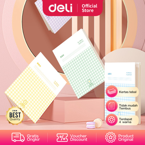 [EZO.7002601] Deli Buku Gambar, Cover square, B5,40 Halaman 4pcs/pack PFB540-4