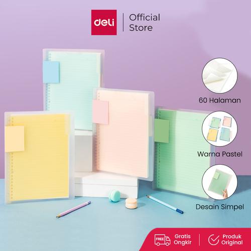 [EZO.7001171] Deli kertas binder file Loose leaf ukuran B5 isi 60 halaman QHB560
