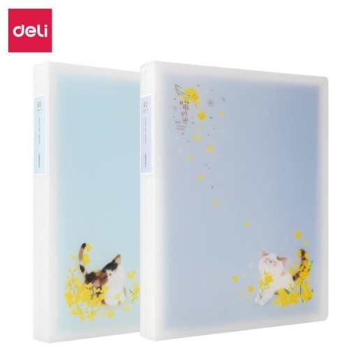 [EZO.7002633] Deli Display Book Ukuran A4 isi 60pocket untuk keperluan sekolah 72609