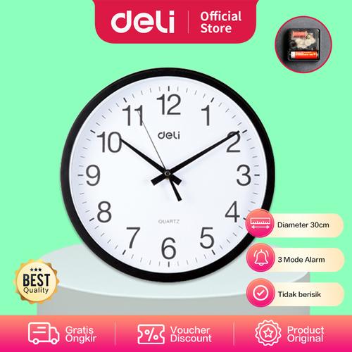[EZO.7002614] Deli Jam Dinding Simpel, 12 angka 9005