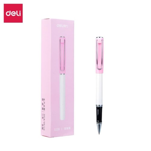 [EZO.7002643] Deli Ballpen fashion ujung tumpul 0.5mm tinta hitam dengan S159