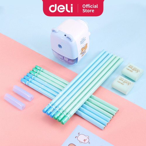 [EZO.7001214] Deli Stationery set 4 in 1 68896