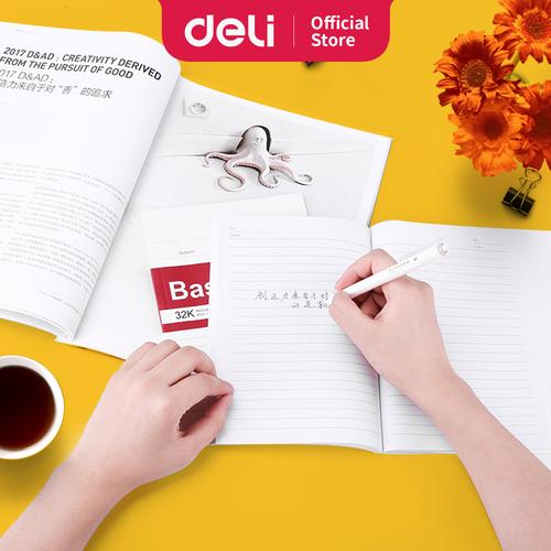 [EZO.7001243] Deli Buku Notebook tanpa jilid kawat A5 48 lembar 7957