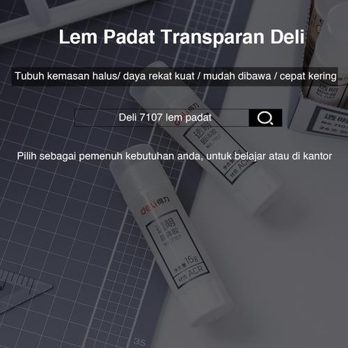 [EZO.7002679] Deli lem bening & kuat 15gr untuk sekolah dan Kantor 7107