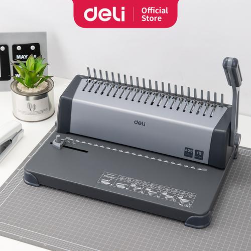 [EZO.7002684] Deli Mesin Binding Sisir 15 lembar berlubang dapat disesuaikan E3872