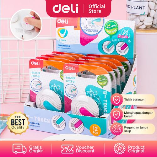 [EZO.7002690] Deli Penghapus φ45*10mm Bebas PVC, 2 warna tidak beracun EH02901