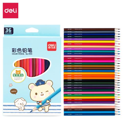 [EZO.7001235] Deli pensil warna 12C warna cerah, bentuk hexagonal 7016