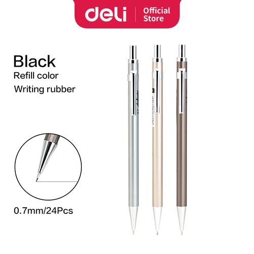 [EZO.7002669] Deli pensil mekanik besi 0.7mm 3warna fashion S332