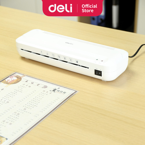 [EZO.7001261] Deli Laminator. Kisaran Laminasi 70-100mic A4 Abu - Abu Muda E2132