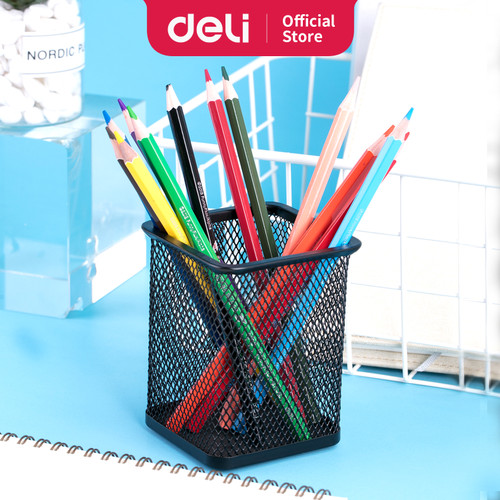 [EZO.7002722] Deli Pensil Warna Kayu 12 warna / box (campuran) EC00800