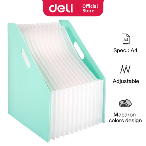 [EZO.7002723] Deli Standing File A4 100% bahan impor EB41102