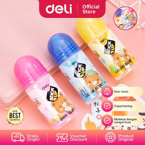 [EZO.7002747] Deli Lem Cair / Liquid Glue - 35ml 4C transparen E7301A