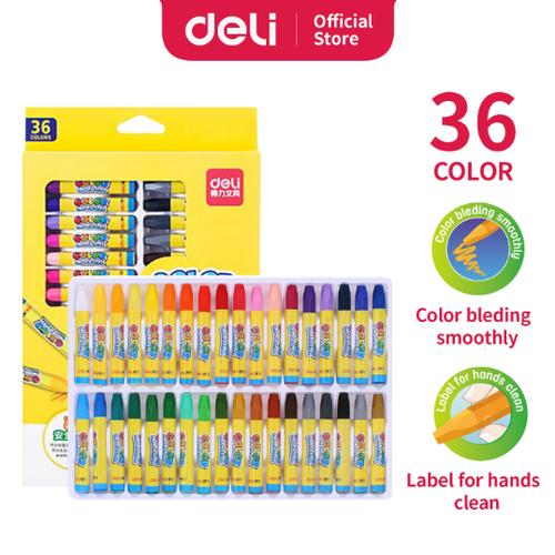 [EZO.7001289] Deli 6964 crayon oil pastel 36 colors