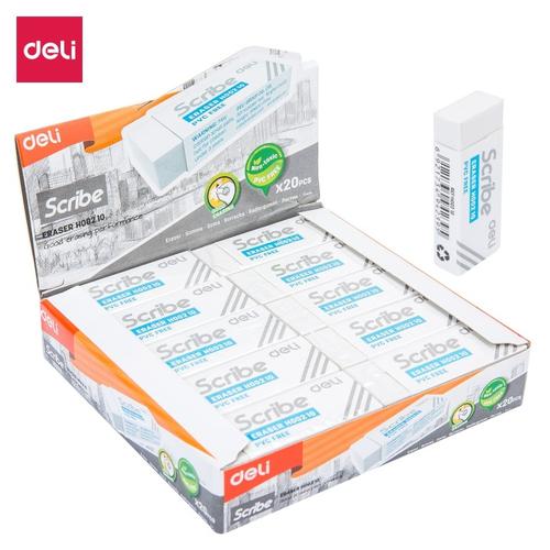 [EZO.7001316] Deli Penghapus Scribe / Scribe Eraser - Putih/White EH00310