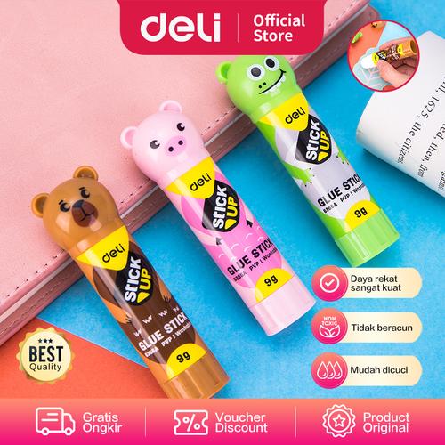 [EZO.7001323] Deli Stik Lem / Glue Stick - 3C, 1pc, Motif Kartun E6366A