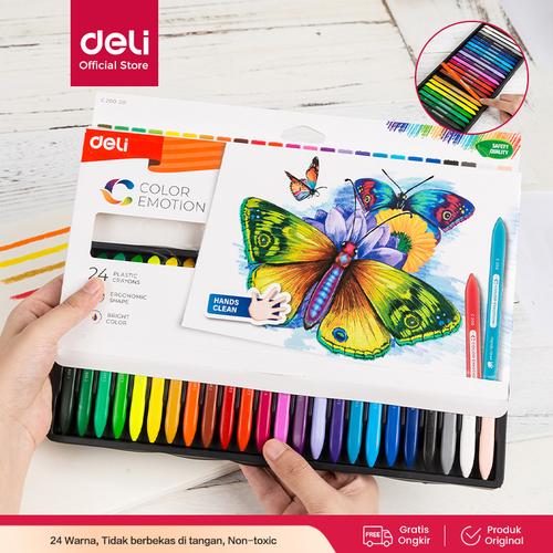 [EZO.7001330] Deli Krayon Sekolah / School Crayon - 24C Tangan bersih EC20020