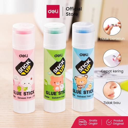 [EZO.7001336] Deli Stik Lem / Glue Stick - 3C, 1pc, Motif Kartun E7165A