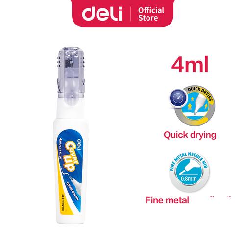 [EZO.7002888] Deli E39293 Tip X-Correction Pen Steel Tip 4ml