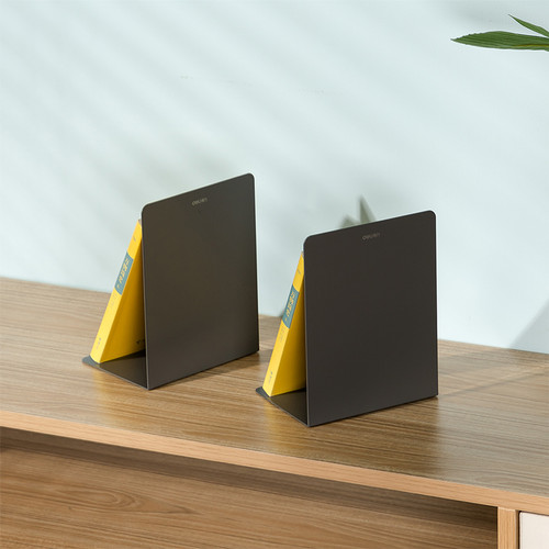 [EZO.7001366] Deli E9262 Book End/Penahan Buku-Metal Book End 190mm