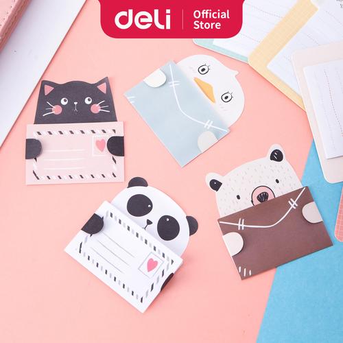 [EZO.7001406] Deli EA55202 Memo tempel - Shape Sticky Notes 76×101mm 3'