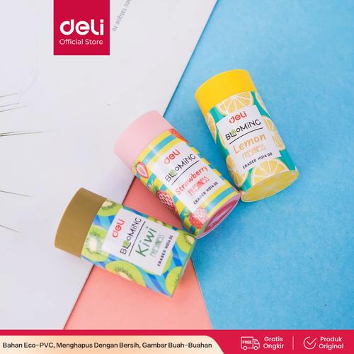 [EZO.7001378] Deli EH01400 Eraser/Penghapus-Blooming Eraser φ22×43mm 3 Color