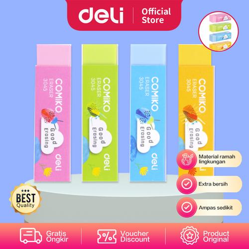 [EZO.7001380] Deli E3045 Eraser/Penghapus-POP Eraser 60×15×15mm 4C