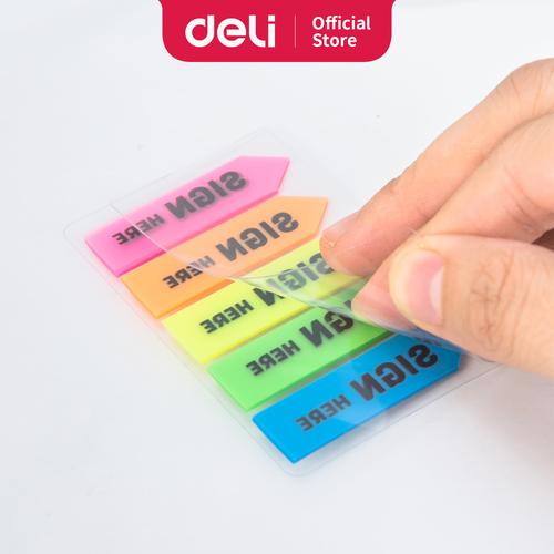 [EZO.7001422] Deli EA11302 Memo Indeks - Sign Here Film Index Tabs 44×12mm