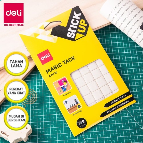 [EZO.7002906] Deli EA21710 Magic Tack/Magic Tack - Reusable Magic Tack 75g