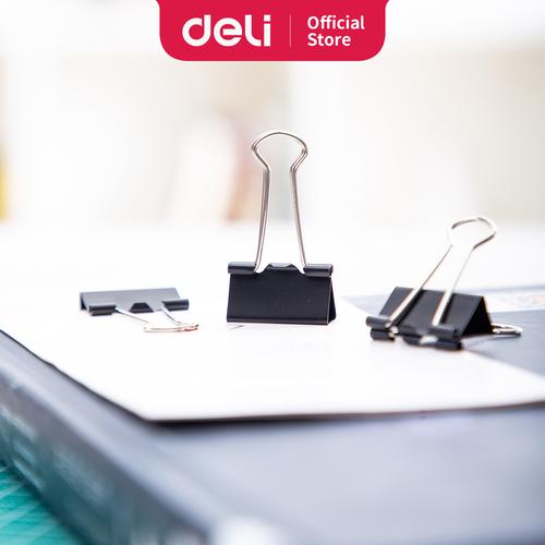 [EZO.7001454] Deli E38564 Office Consumable/Binder Klip-Binder Clips 25mm