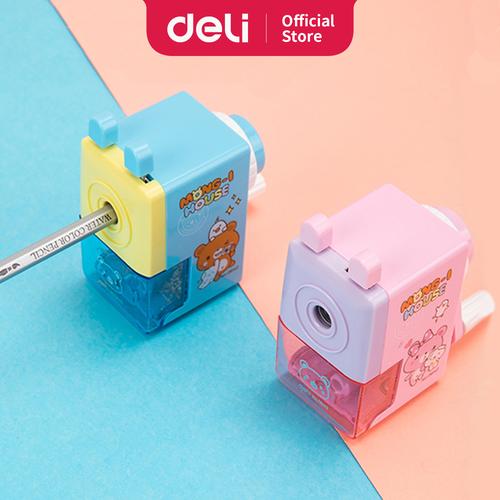 [EZO.7001460] Deli E0642 Rautan Meja-Rotary Pencil Sharpener