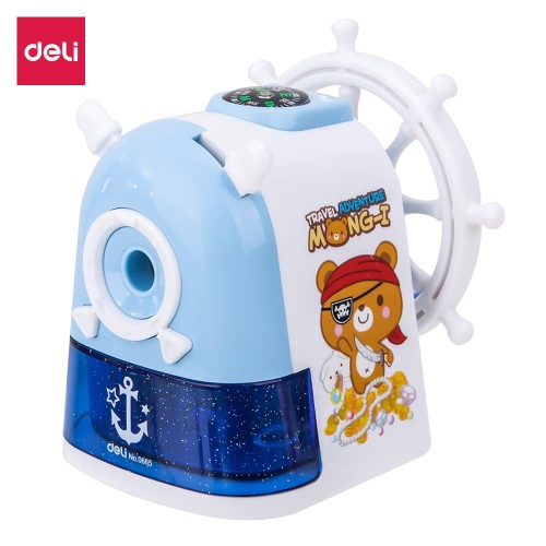 [EZO.7002923] Deli E0665 Rautan Meja-Sailor Rotary Pencil Sharpener