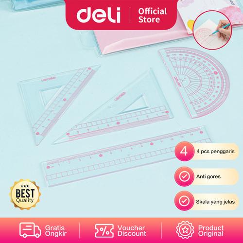 [EZO.7002951] Deli 9596 School Ruler/Penggaris-