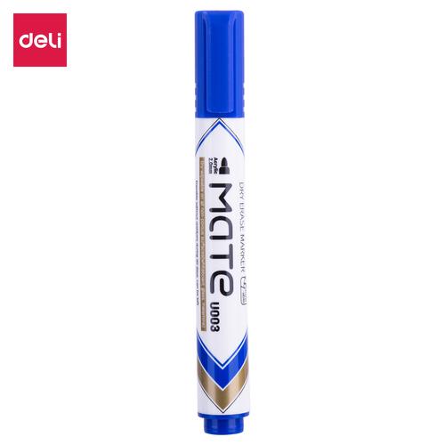[EZO.7002927] Deli EU00330 Dry Erase Marker/Spidol Whiteboard-Biru
