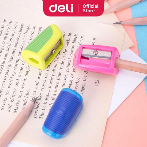 [EZO.7001522] Deli E0520 Pencil Sharpener/Rautan-1-hole φ7mm 3C