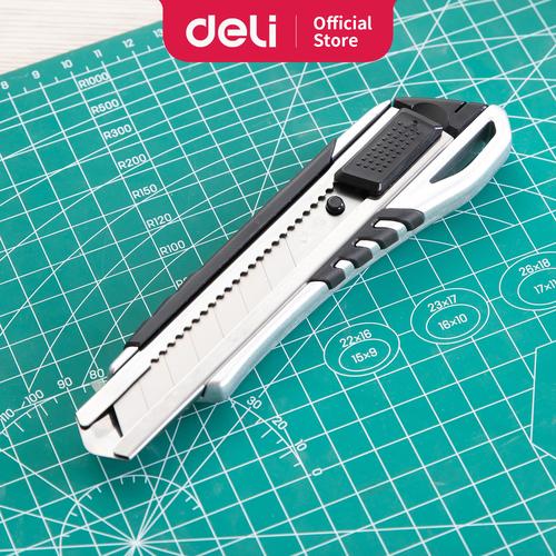 [EZO.7002961] Deli E2057 Cutter/Cutter-Zamak Soft-touch Big Cutter