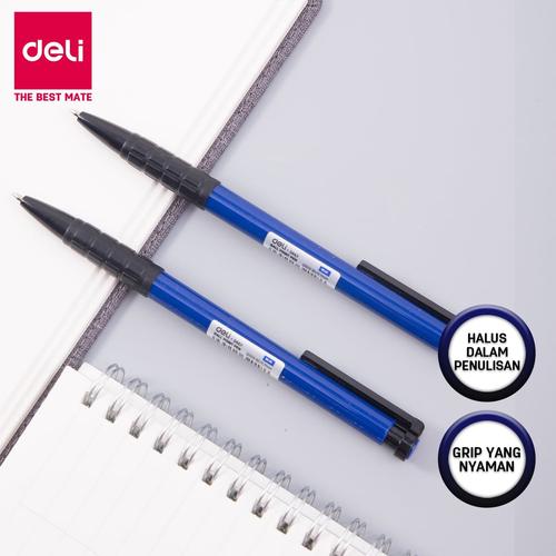 [EZO.7002940] Deli EQ00330 Ballpoint Pen 0.7mm Blue