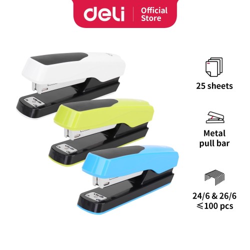 [EZO.7001481] Deli E0427 Stapler/Hekter-Half Strip 25sheets