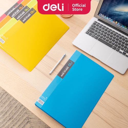 [EZO.7001506] Deli EB01402 Display Book/Clear Holder-Rio FC 60P 5C