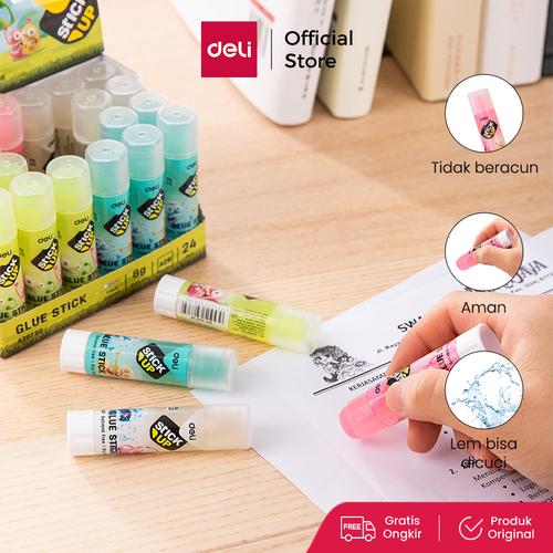 [EZO.7001560] DELI - EA20700 / Lem Stick Gel Super Kuat 8 Gram / Peralatan Sekolah
