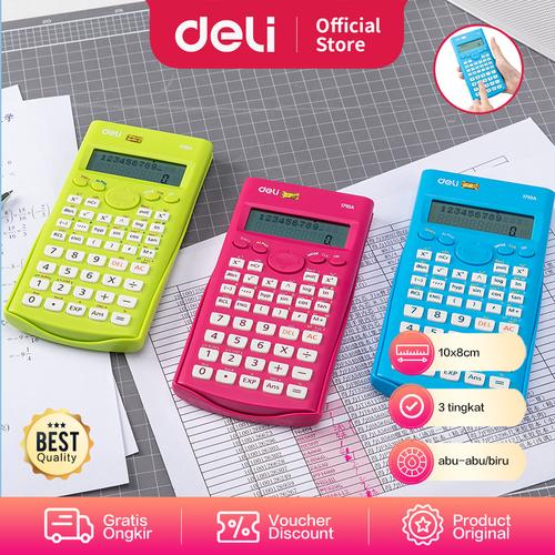 [EZO.7001563] DELI - E1710A / Kalkulator Sains 240 Fungsi / Peralatan Sekolah Murah