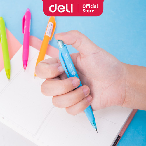 [EZO.7001577] DELI Scribe Mechanical Pencil [EU60200] - Pensil mekanik anak-an