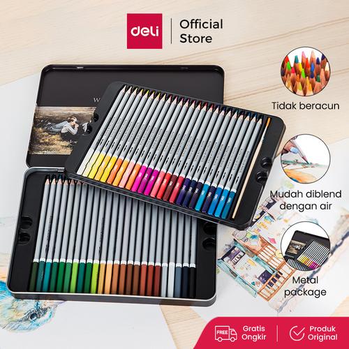 [EZO.7001564] DELI - 6523 / Pensil Warna Ajaib Isi 48 / Alat Lukis Murah Berkualitas