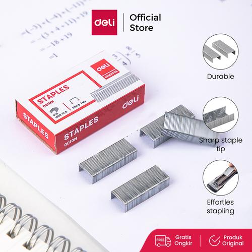 [EZO.7001568] DELI - E0010N / Refill Staples / Peralatan Sekolah Kantor Murah Awet