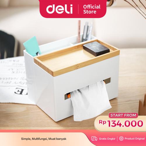 [EZO.7002021] Deli Desk Organizer/Tissue Box/Kotak Tissue dan Alat Tulis Elegan 8916