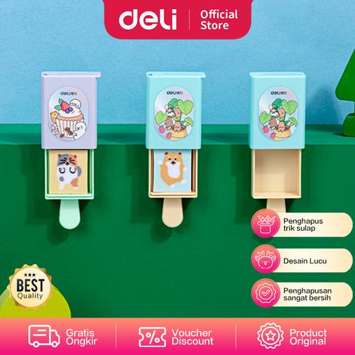 [EZO.7000740] Deli Magic Eraser / Penghapus Hapusan Trik Sulap Desain Lucu 71113